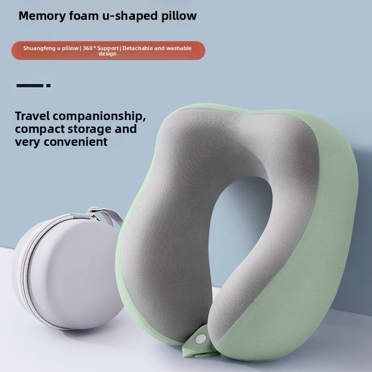 U-Shaped Memory Foam Travel Neck Pillow