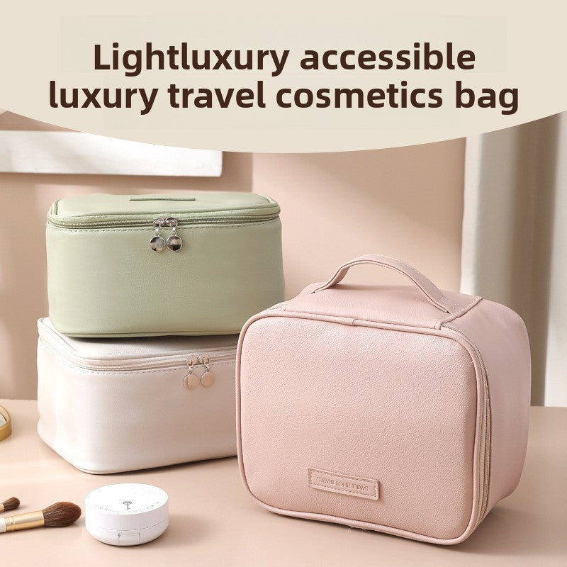 Leather Travel Cosmetics Bag