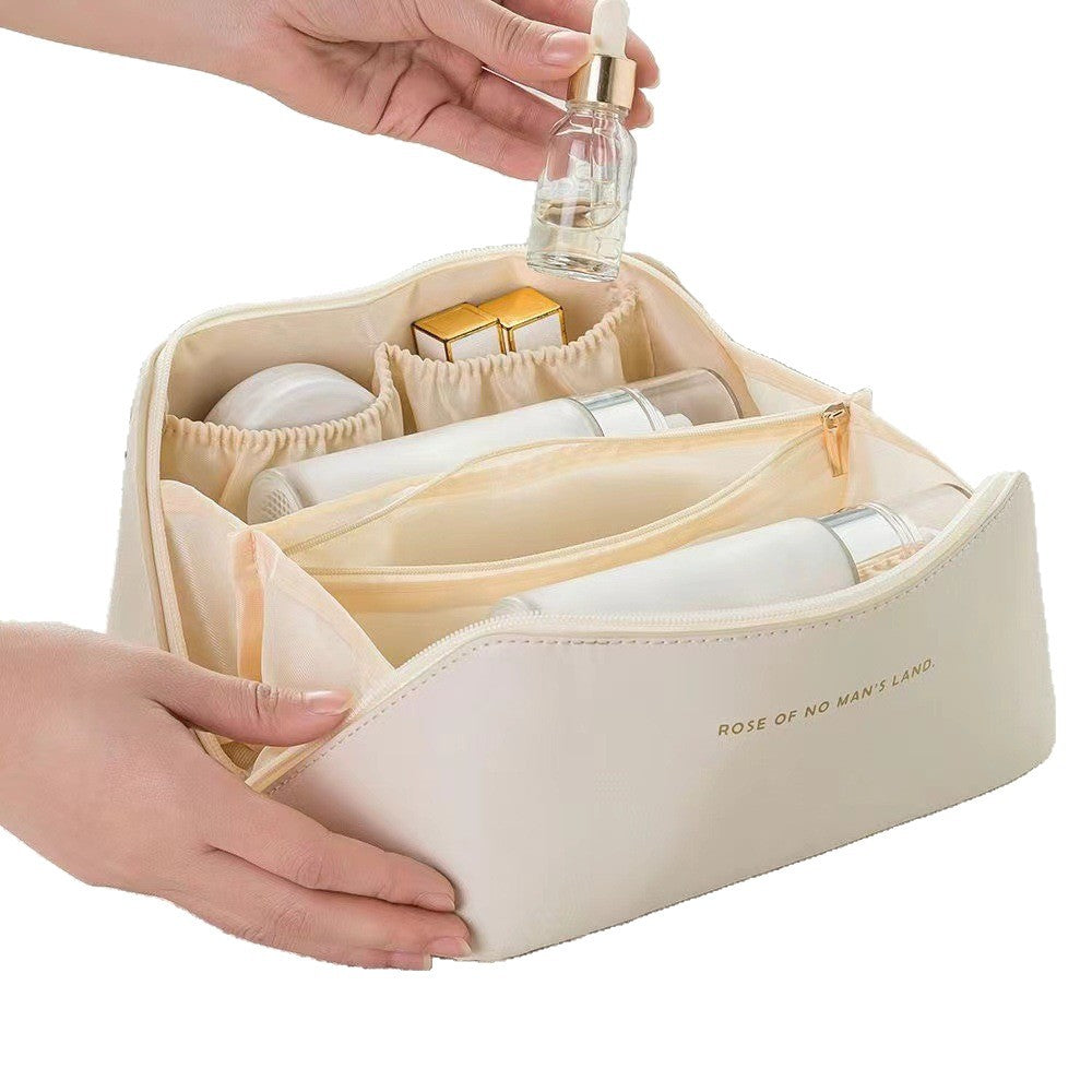 Travel Cosmetic Bag with Organizer