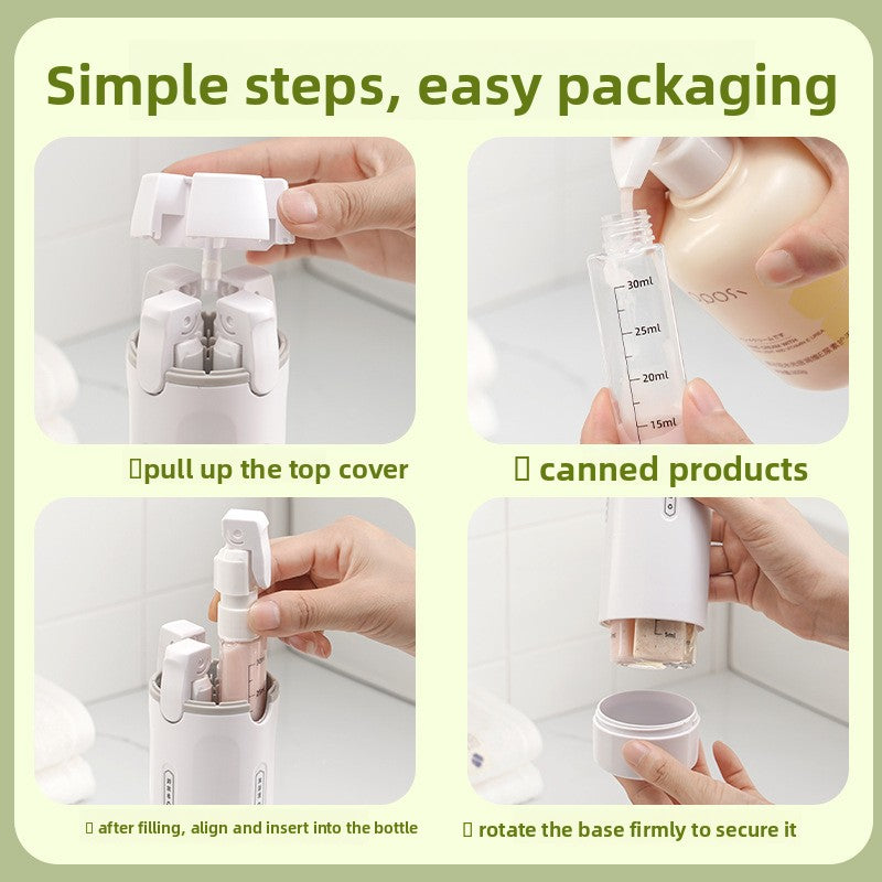 Refillable Travel Toiletry Bottle Set