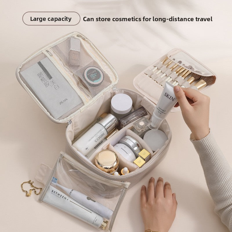 Leather Travel Cosmetics Bag