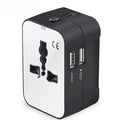 Universal Travel Adapter with Dual USB Ports