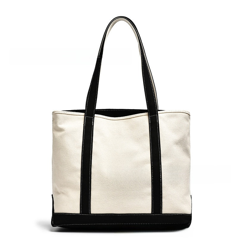 Personalized Boat-Shaped Canvas Shoulder Bag