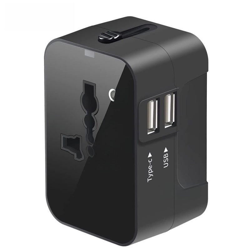 Universal Travel Adapter with Dual USB Ports