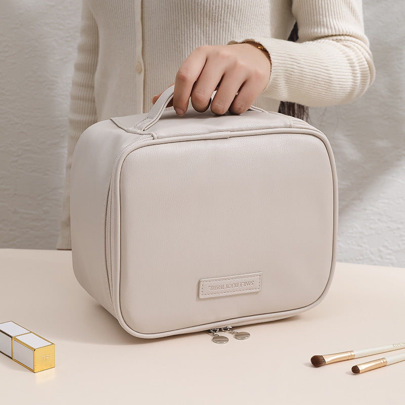 Leather Travel Cosmetics Bag