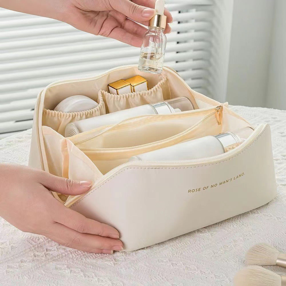 Travel Cosmetic Bag with Organizer