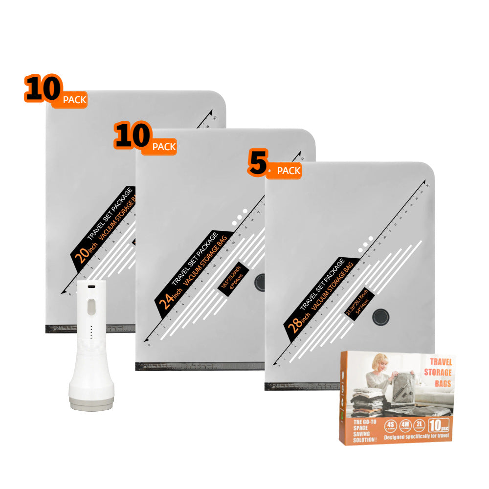 Vacuum Compression Bag Set with Electric Pump
