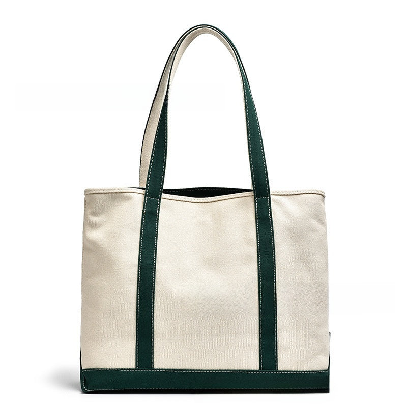 Personalized Boat-Shaped Canvas Shoulder Bag