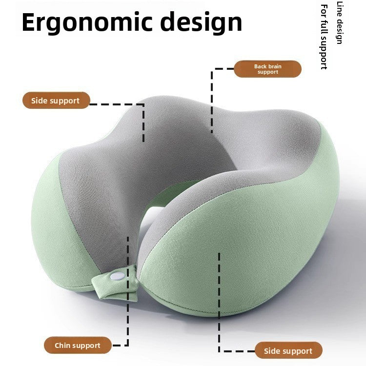 U-Shaped Memory Foam Travel Neck Pillow