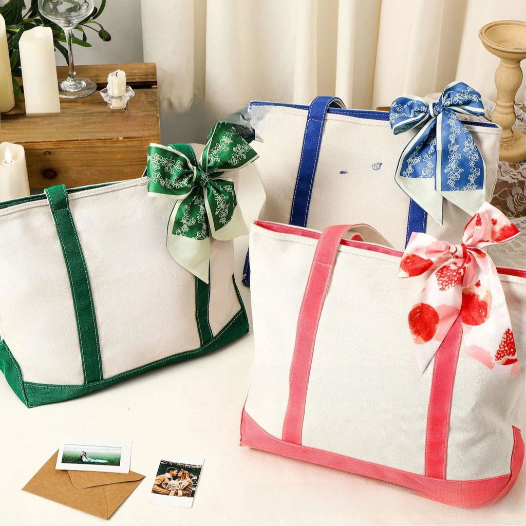 Personalized Boat-Shaped Canvas Shoulder Bag